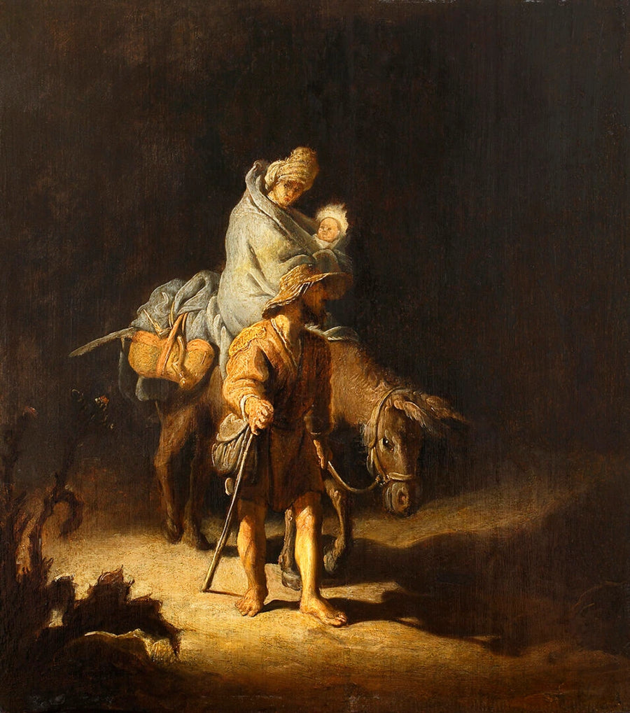 Die Flucht nach Ägypten - Rembrandt
