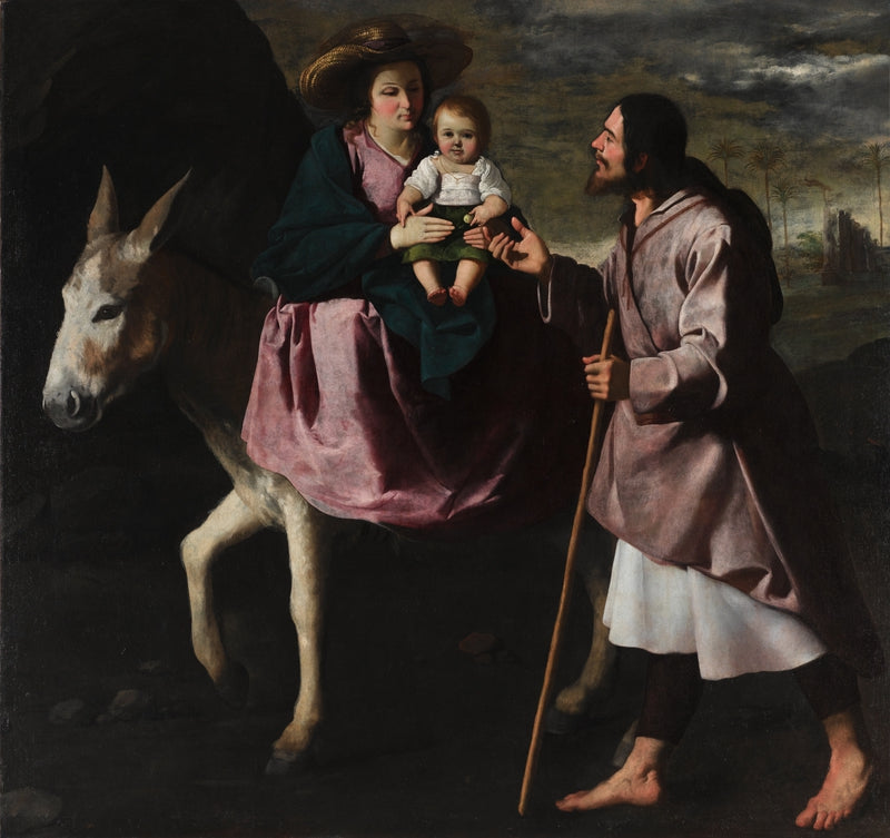 Flucht nach Ägypten - Francisco de Zurbarrán