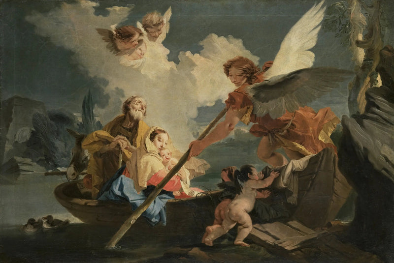 Flucht nach Ägypten - Giovanni Battista Tiepolo