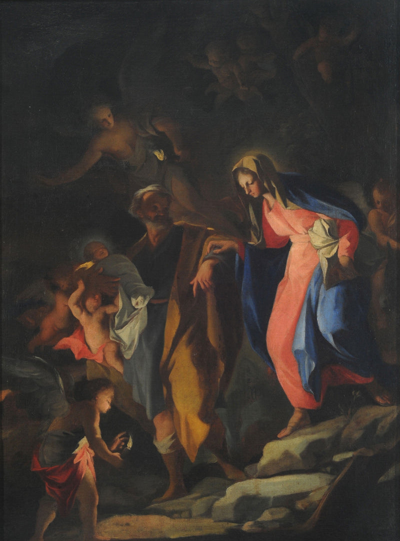 Flucht nach Ägypten - Andrea Pozzo