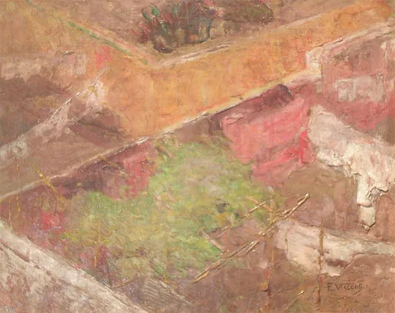 Fundo de quintal - Eliseu Visconti image 1 tableau peint à l’huile sur toile