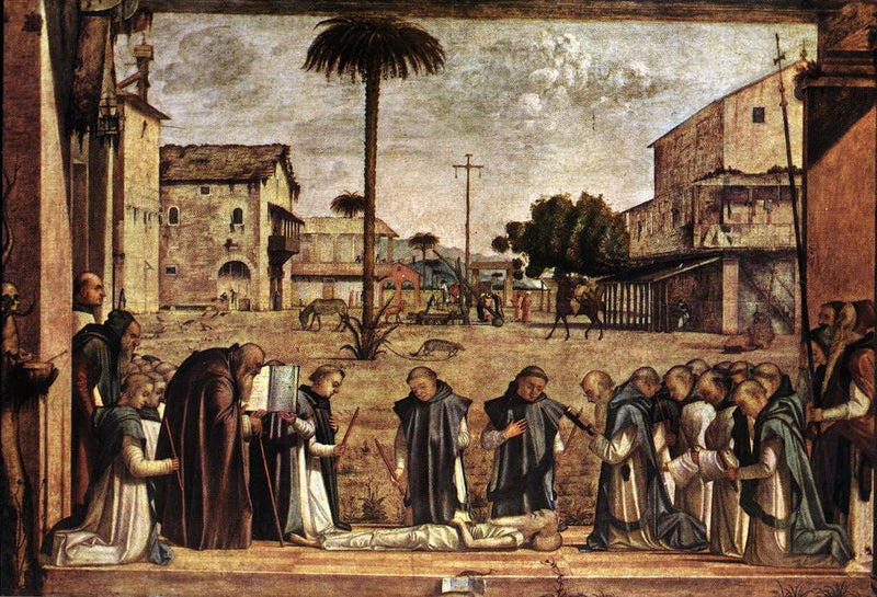 Beerdigung des heiligen Hieronymus - Vittore Carpaccio