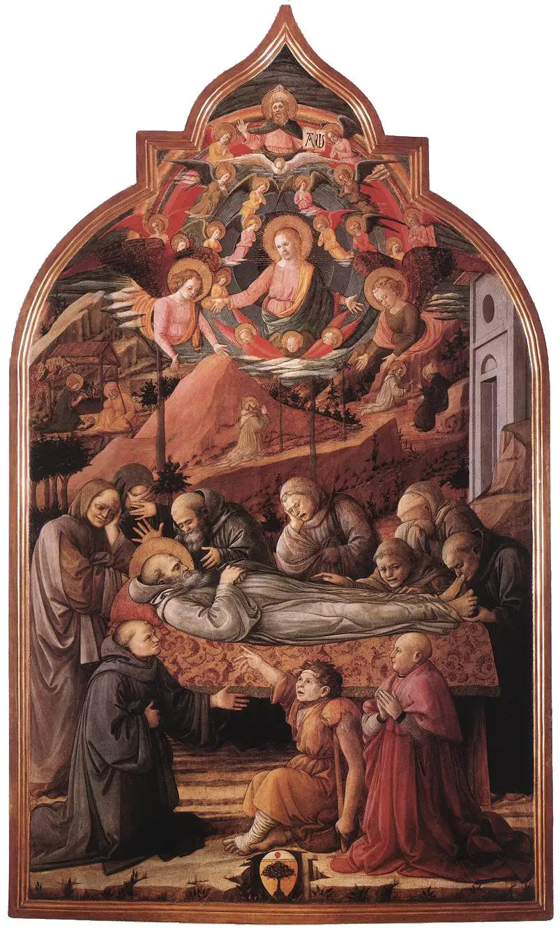 Beerdigung des heiligen Hieronymus - Fra Filippo Lippi