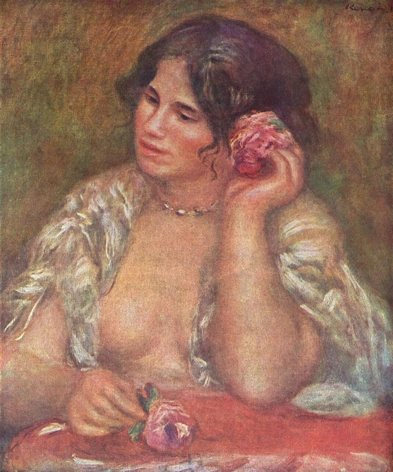 Gabrielle mit der Rose - Pierre-Auguste Renoir