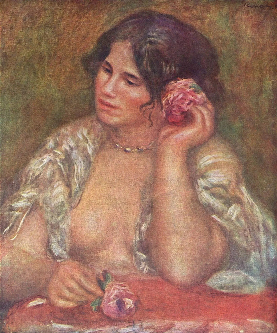 Gabrielle mit der Rose - Pierre-Auguste Renoir