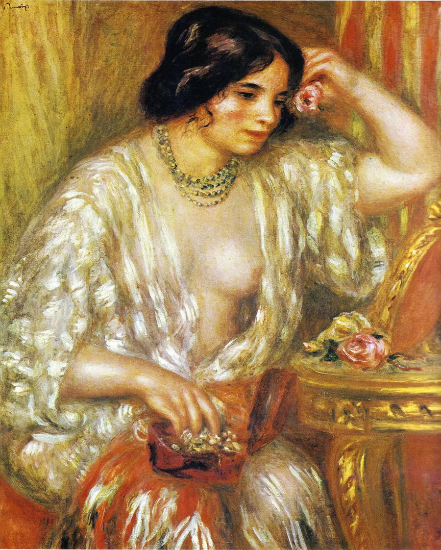 Gabrielle mit Schmuck - Pierre-Auguste Renoir