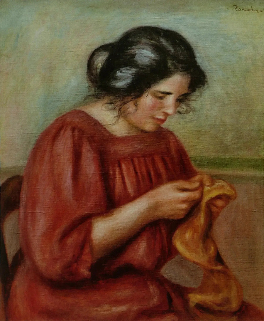Gabrielle mit dem Fächer - Pierre-Auguste Renoir
