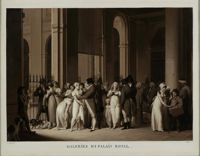 Galerien des Palais-Royal - Louis-Léopold Boilly