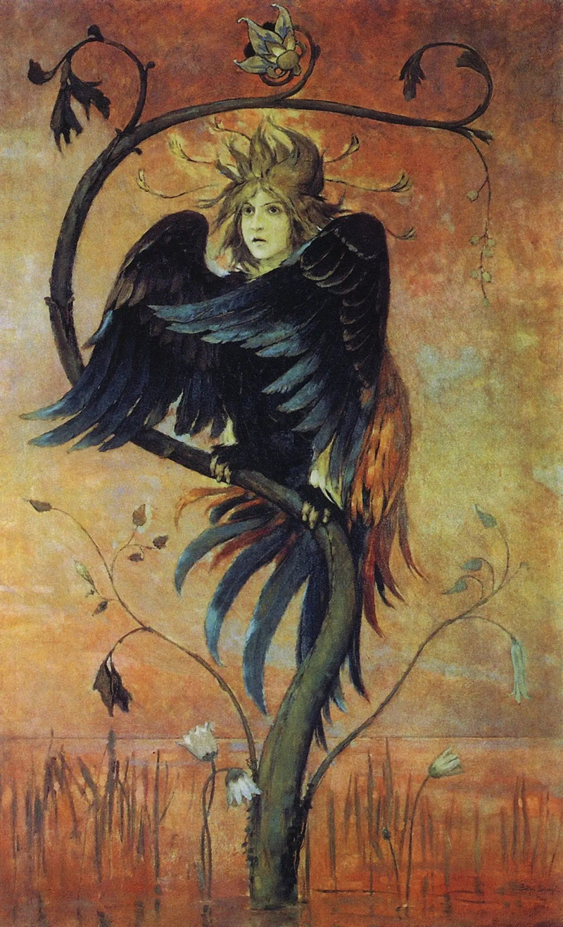 Gamaun, der prophetische Vogel - Viktor Vasnetsov