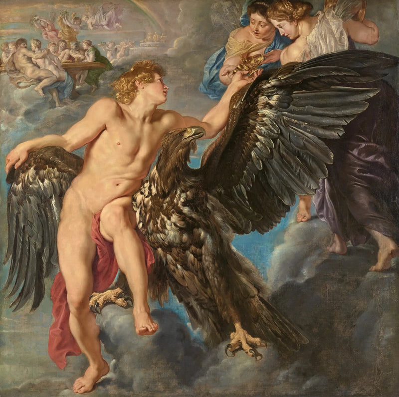 Ganymed empfängt die Schale von Hebe - Peter Paul Rubens