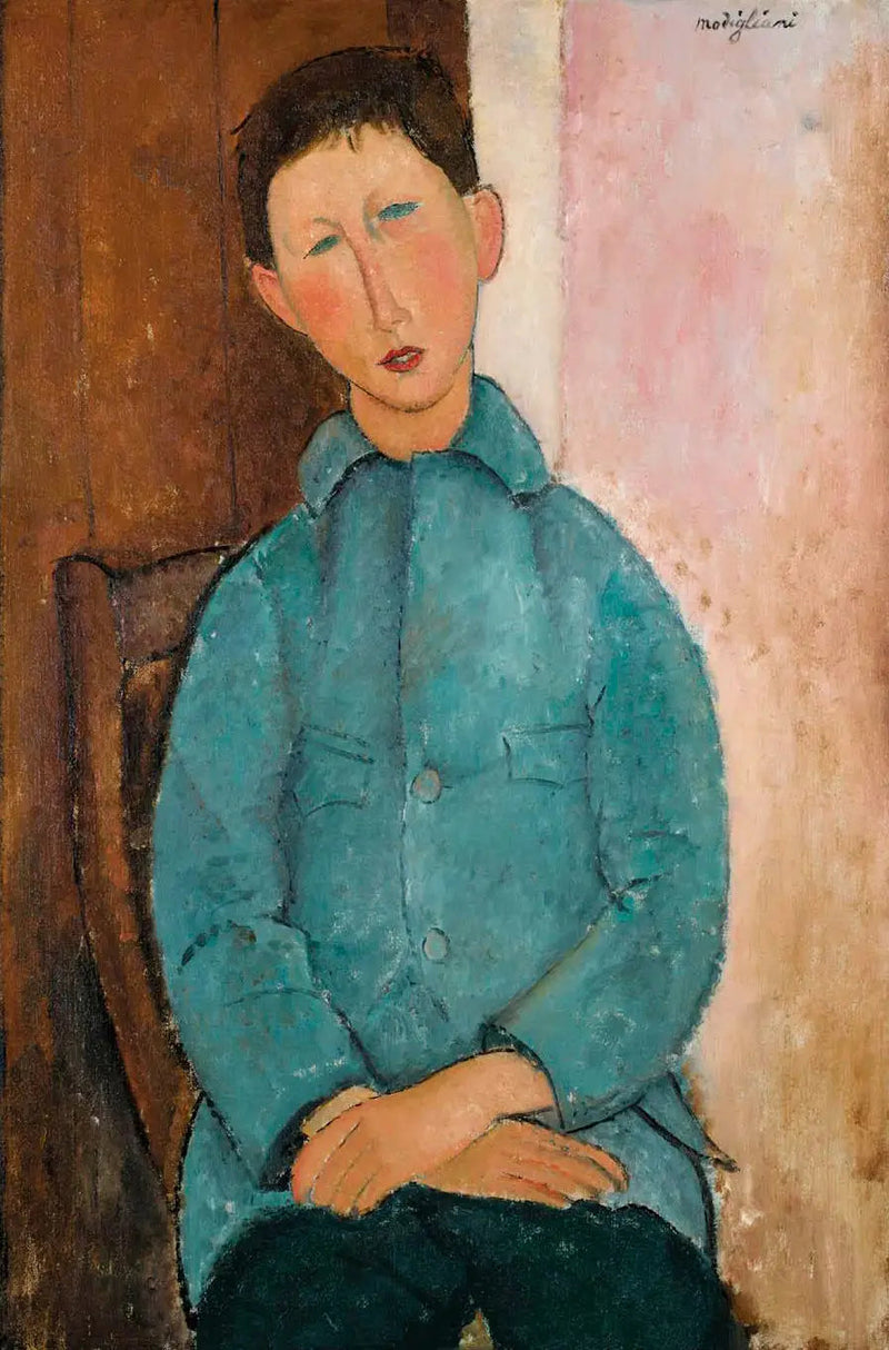 Junge mit blauer Jacke - Amedeo Modigliani