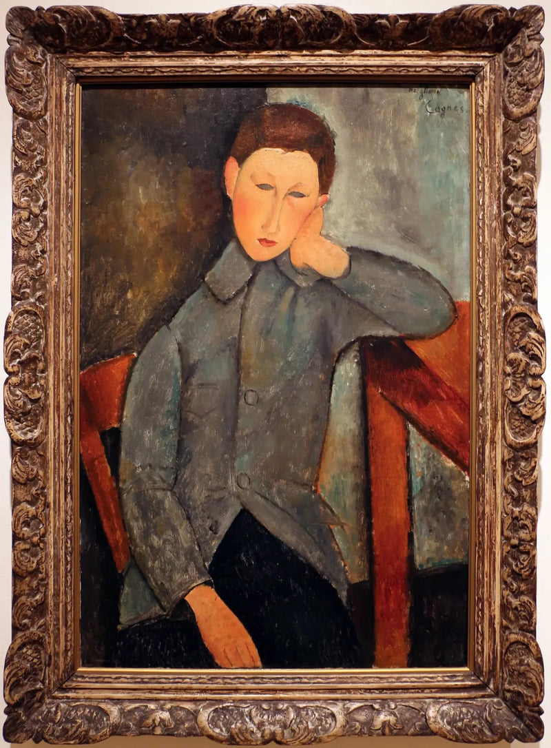 Junge mit blauer Jacke - Amedeo Modigliani