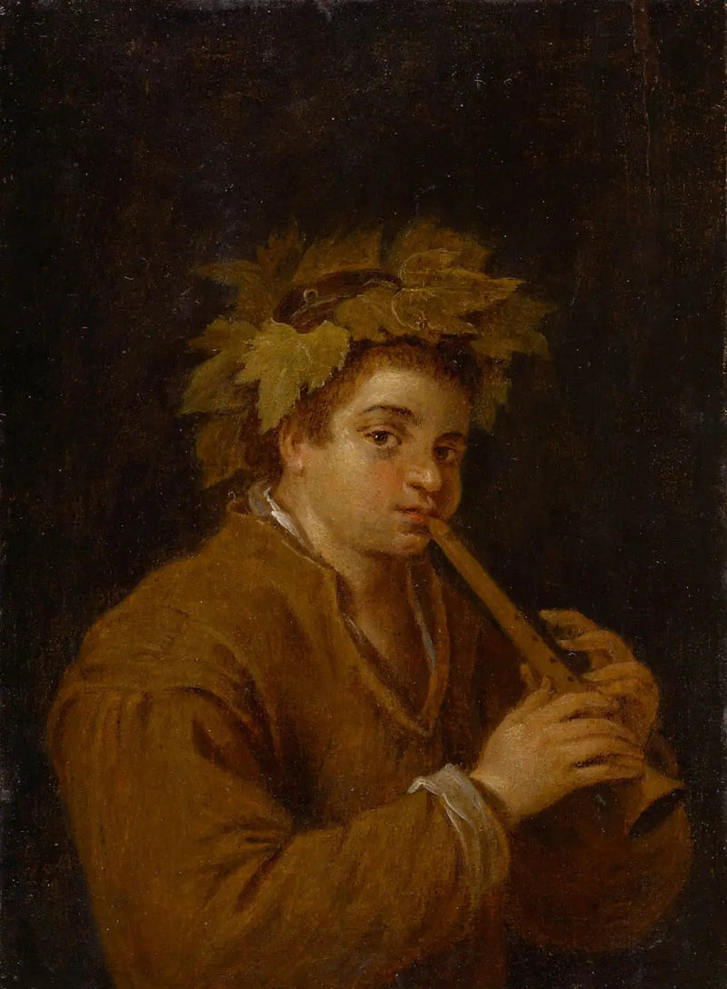 Junge mit Flöte - David Teniers der Jüngere