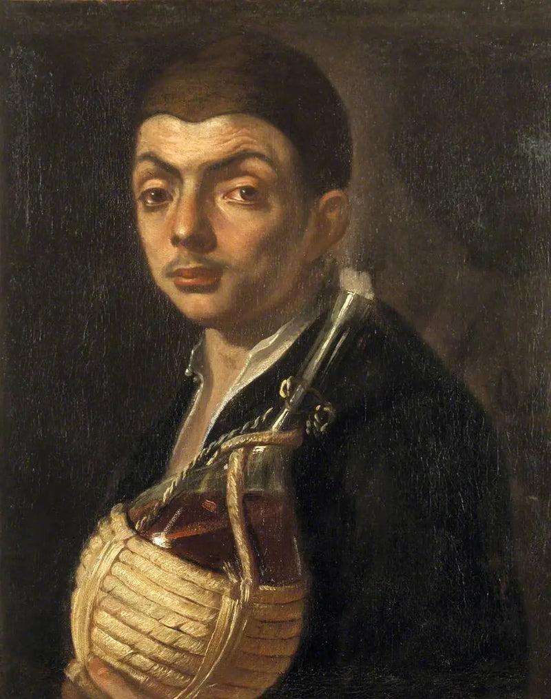 Junge mit einer Flasche - Diego Velázquez