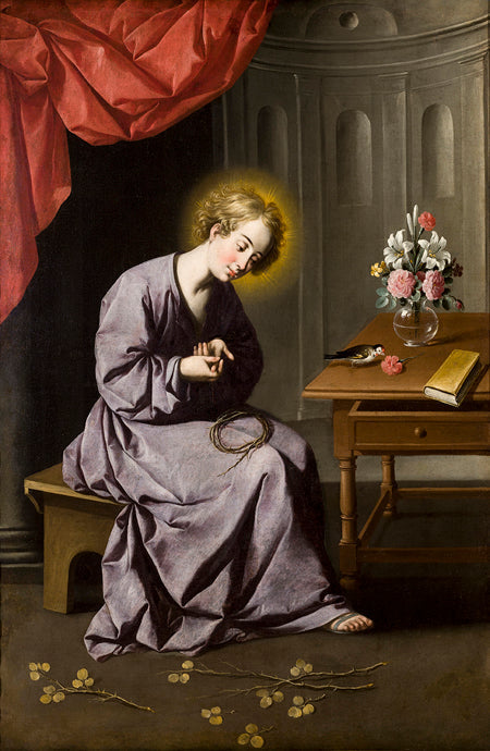 Junge mit einer Dorn - Francisco de Zurbarán