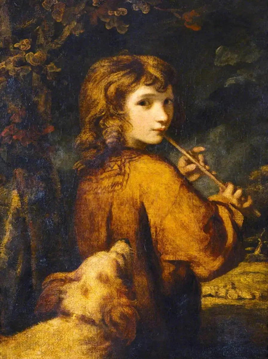 Jungen Hirte mit Flöte - Joshua Reynolds