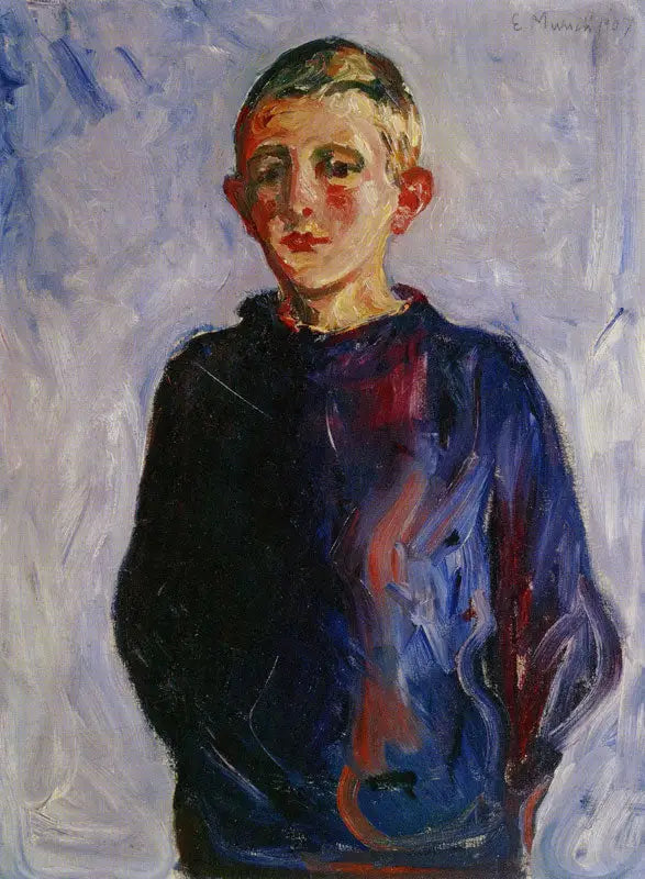 Junge von Warnemünde - Edvard Munch