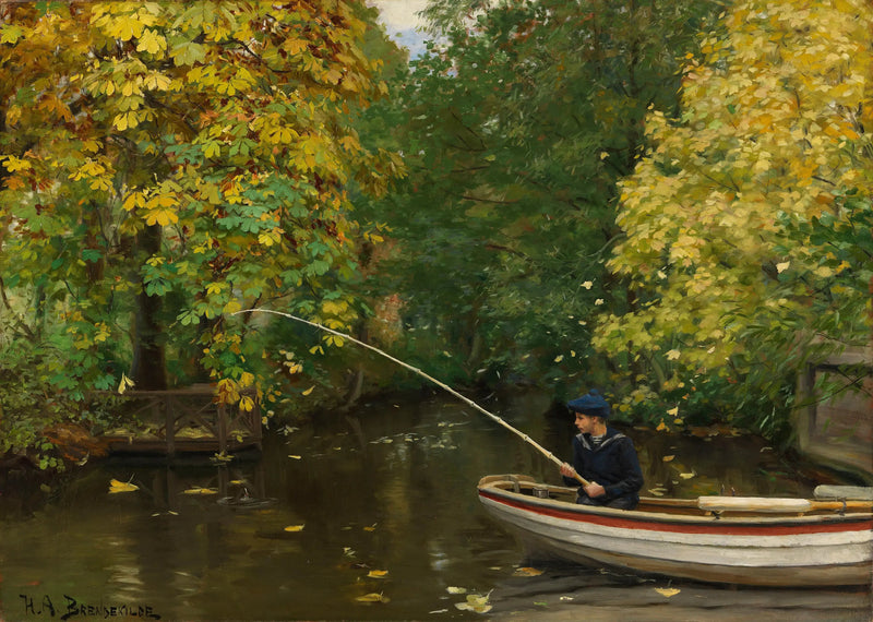 Jungen Fischer - H. A. Brendekilde