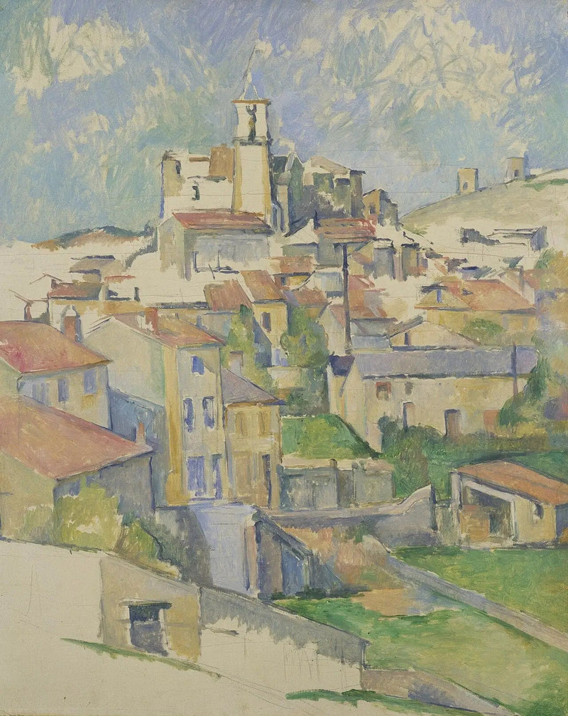 Gardanne (vertikale Ansicht) - Paul Cézanne