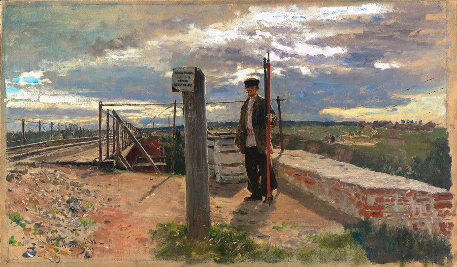 Bahnangestellte. Khotkovo - Ilya Repin