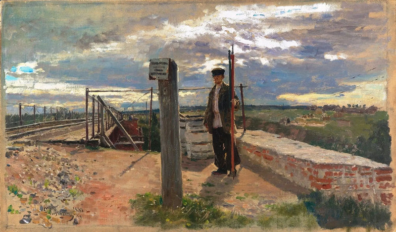 Bahnangestellte. Khotkovo - Ilya Repin