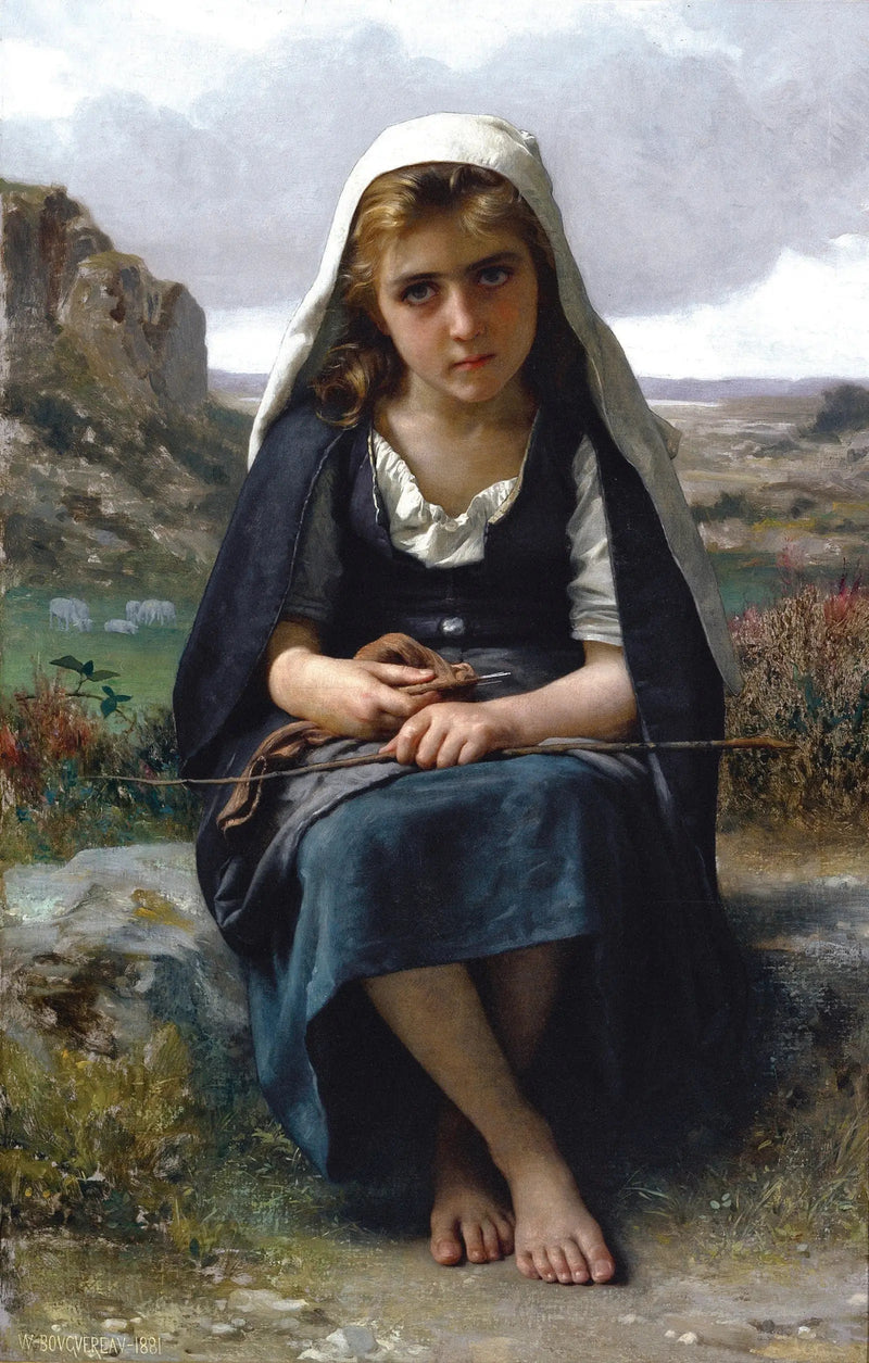 Schafhüterin - Bouguereau