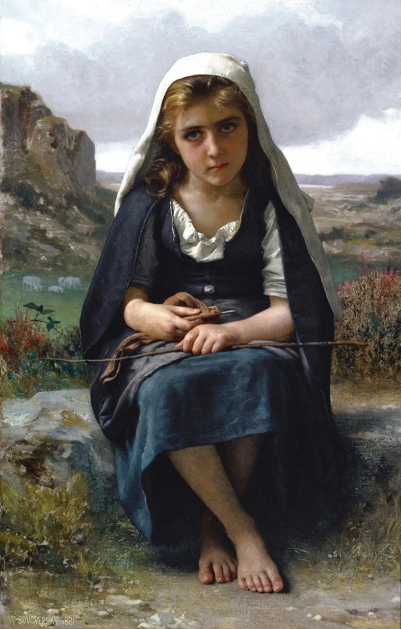 Schafhüterin - Bouguereau