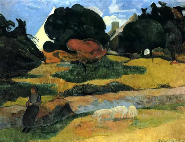 Schweinehüterin - Paul Gauguin