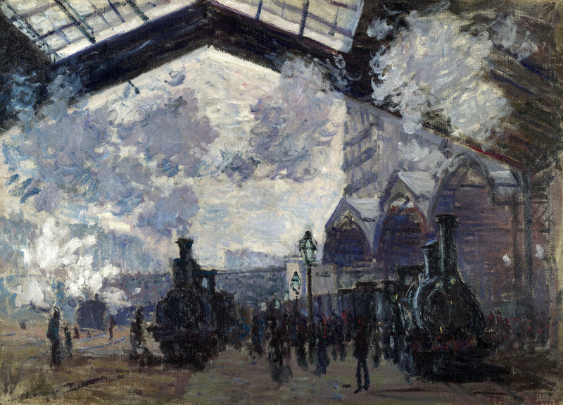 Der Bahnhof Saint-Lazare - Claude Monet