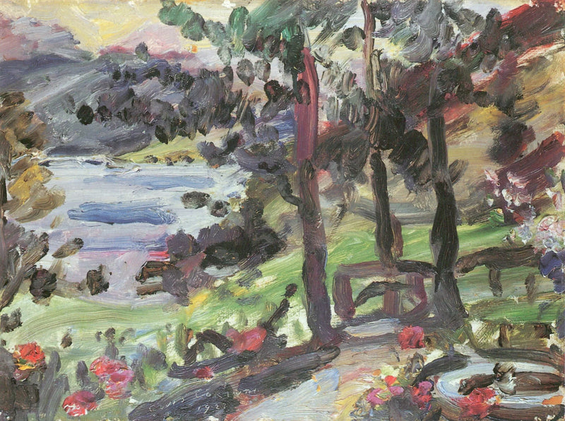 Garten am Walchensee - Lovis Corinth