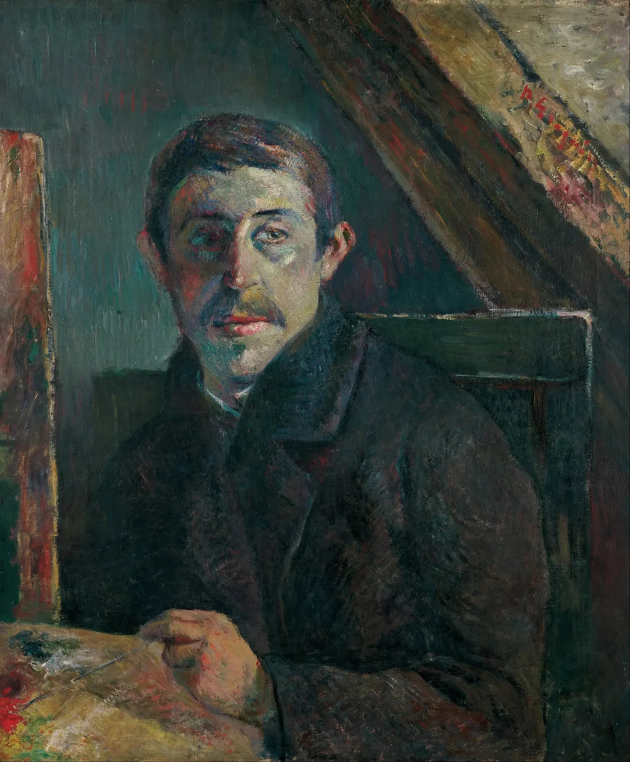 Gauguin vor seiner Staffelei - Paul Gauguin