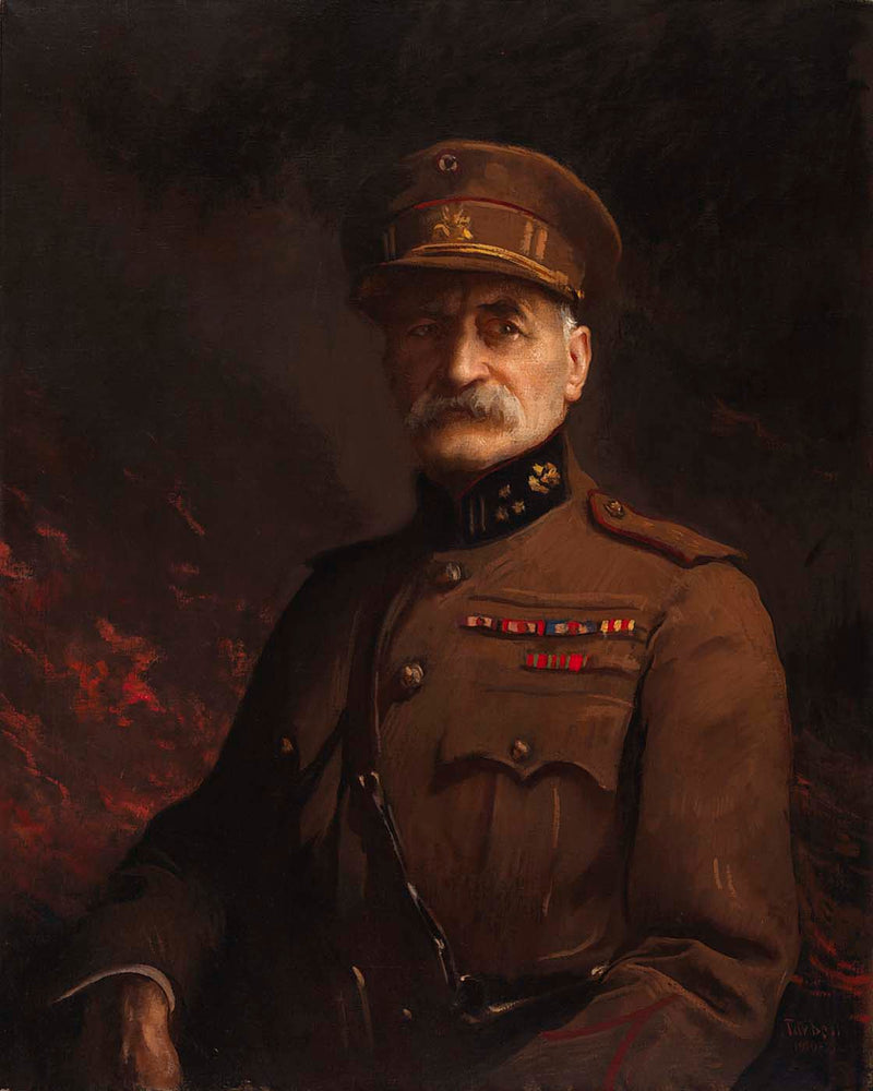 General Georges Leman, Kommandant der befestigten Stadt Lüttich - Edmund Charles Tarbell