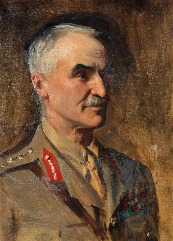 General Henry Sinclair, Baron Horne, 1861-1929. Soldat (Studie für ein Porträt in Generäle der Ersten Weltkriegs) - John Singer Sargent