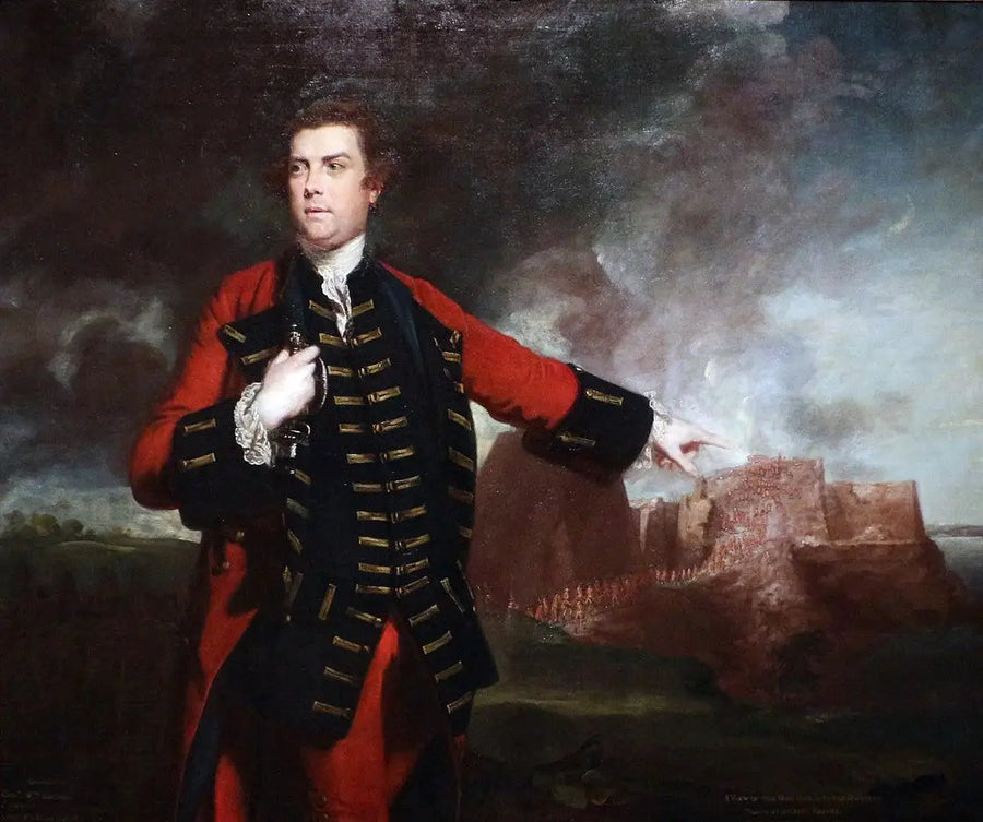 General William Keppel, à l'assaut du château de Morro - Joshua Reynolds