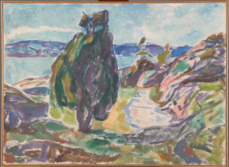 Wacholderbäume am Meer - Edvard Munch