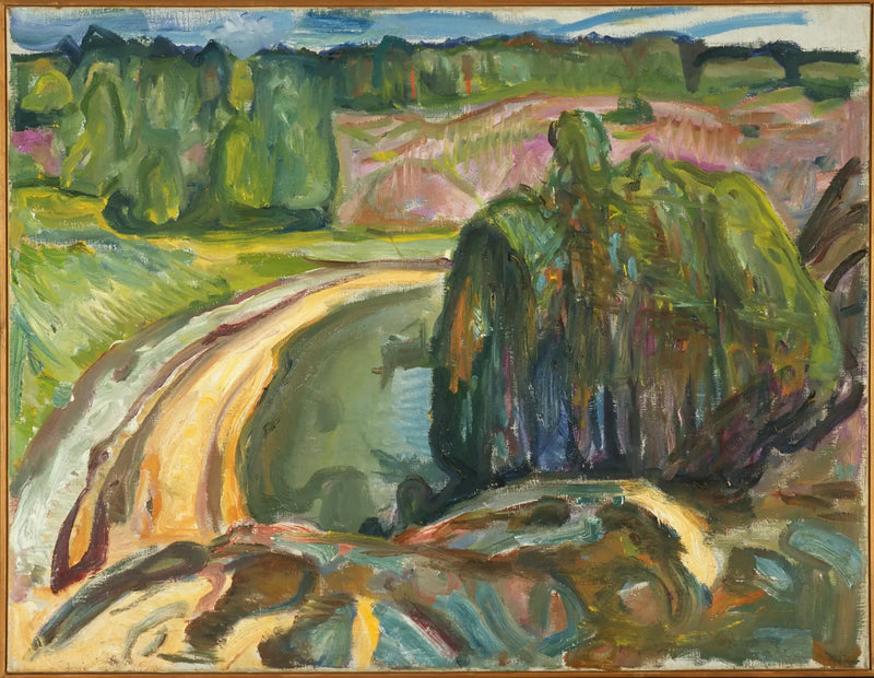Wacholder an der Küste - Edvard Munch