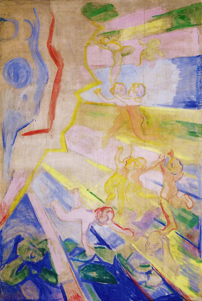 Genies im Licht - Edvard Munch