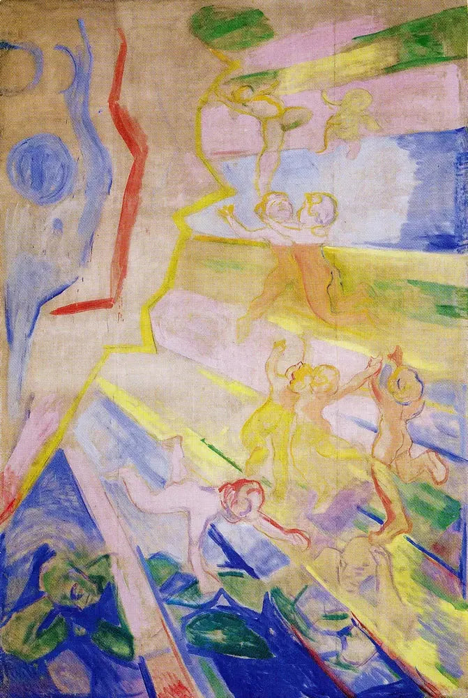 Genies im Licht - Edvard Munch