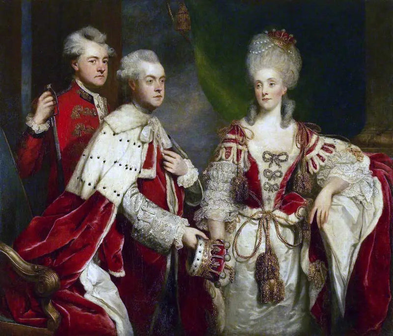 George, 2. Earl of Harcourt, seine Frau Elizabeth und sein Bruder William - Joshua Reynolds