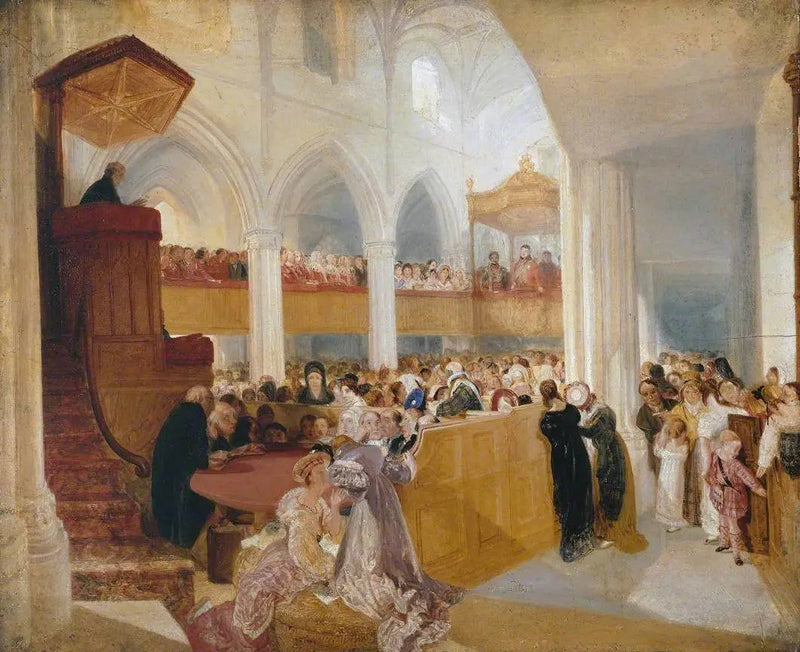 George IV in St. Giles, Edinburgh - J. M. W. Turner