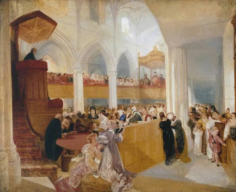 George IV in St. Giles, Edinburgh - J. M. W. Turner