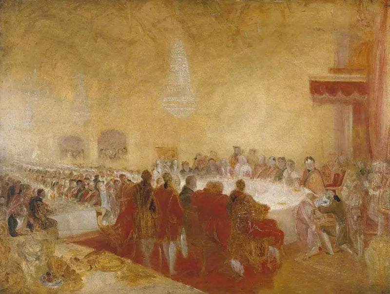 George IV beim Provost-Bankett im Parlamentsgebäude, Edinburgh - J. M. W. Turner