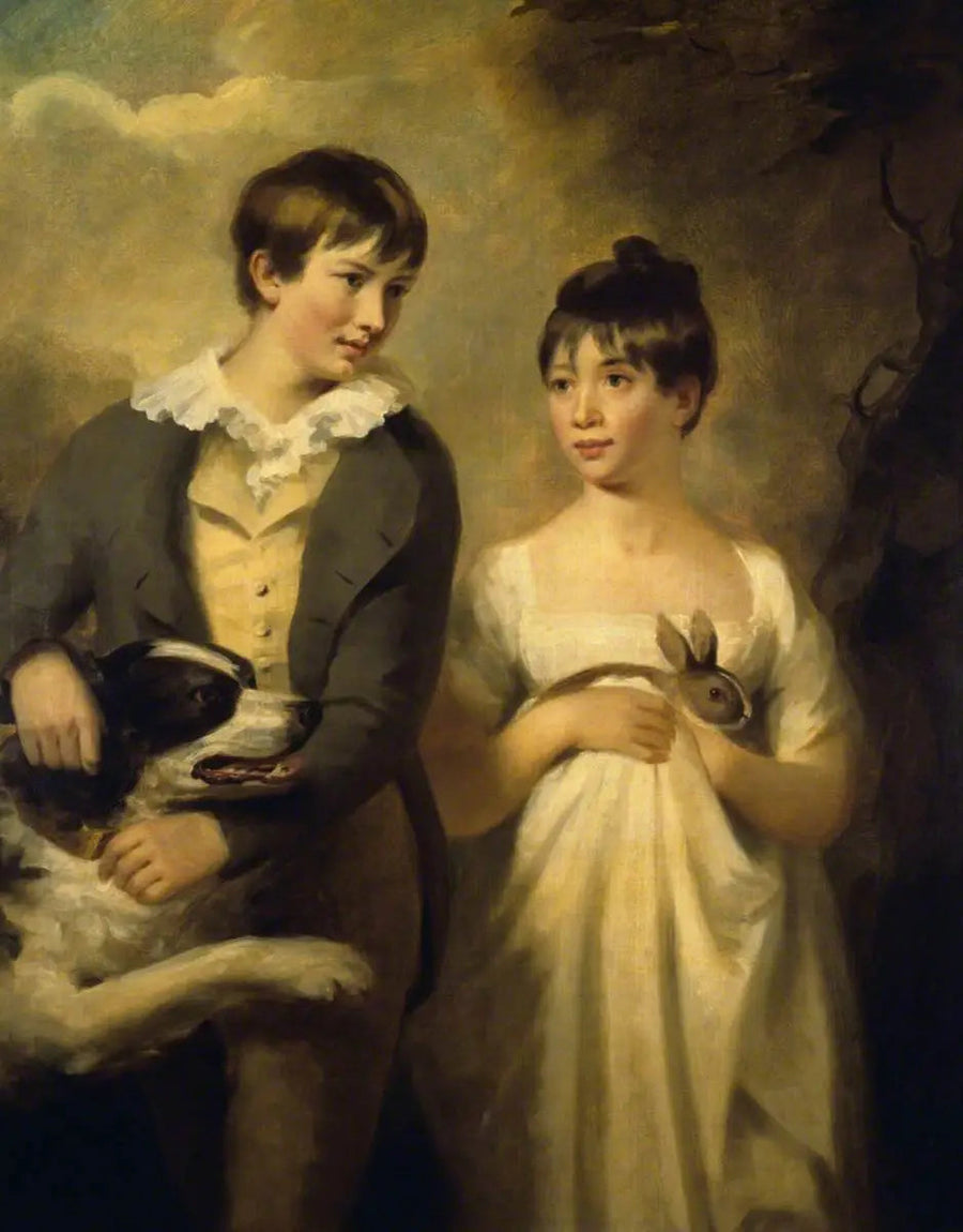 George Stewart (verstorben 1809) und seine Schwester Maria Stewart (verstorben 1846) Kinder - Henry Raeburn