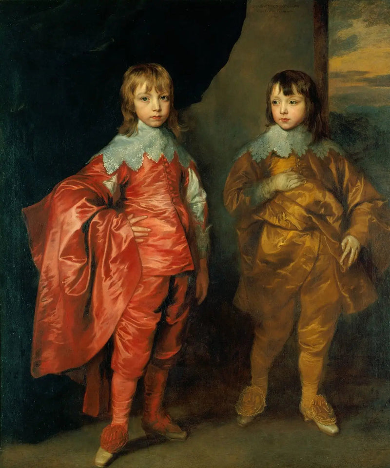 George Villiers, 2. Herzog von Buckingham, und Lord Francis Villiers - Antoine van Dyck