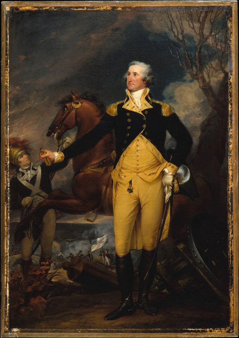 George Washington vor der Schlacht von Trenton - John Trumbull