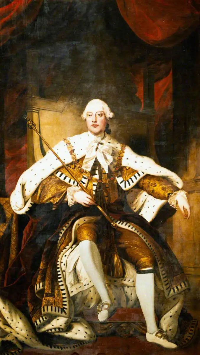 Georges III (1738–1820) - Joshua Reynolds image 1 reproduction artisanale de tableau