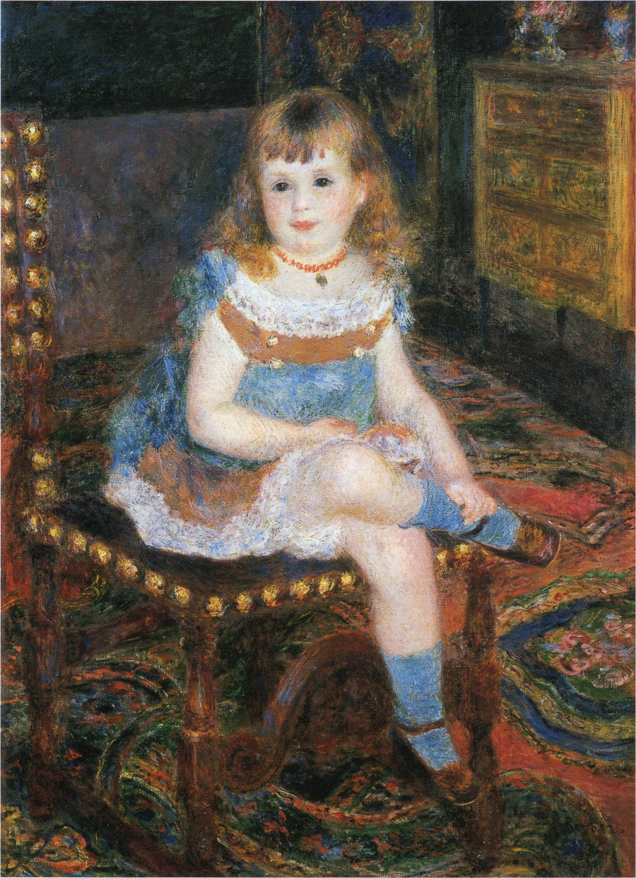 Fräulein Georgette Charpentier sitzend - Pierre-Auguste Renoir