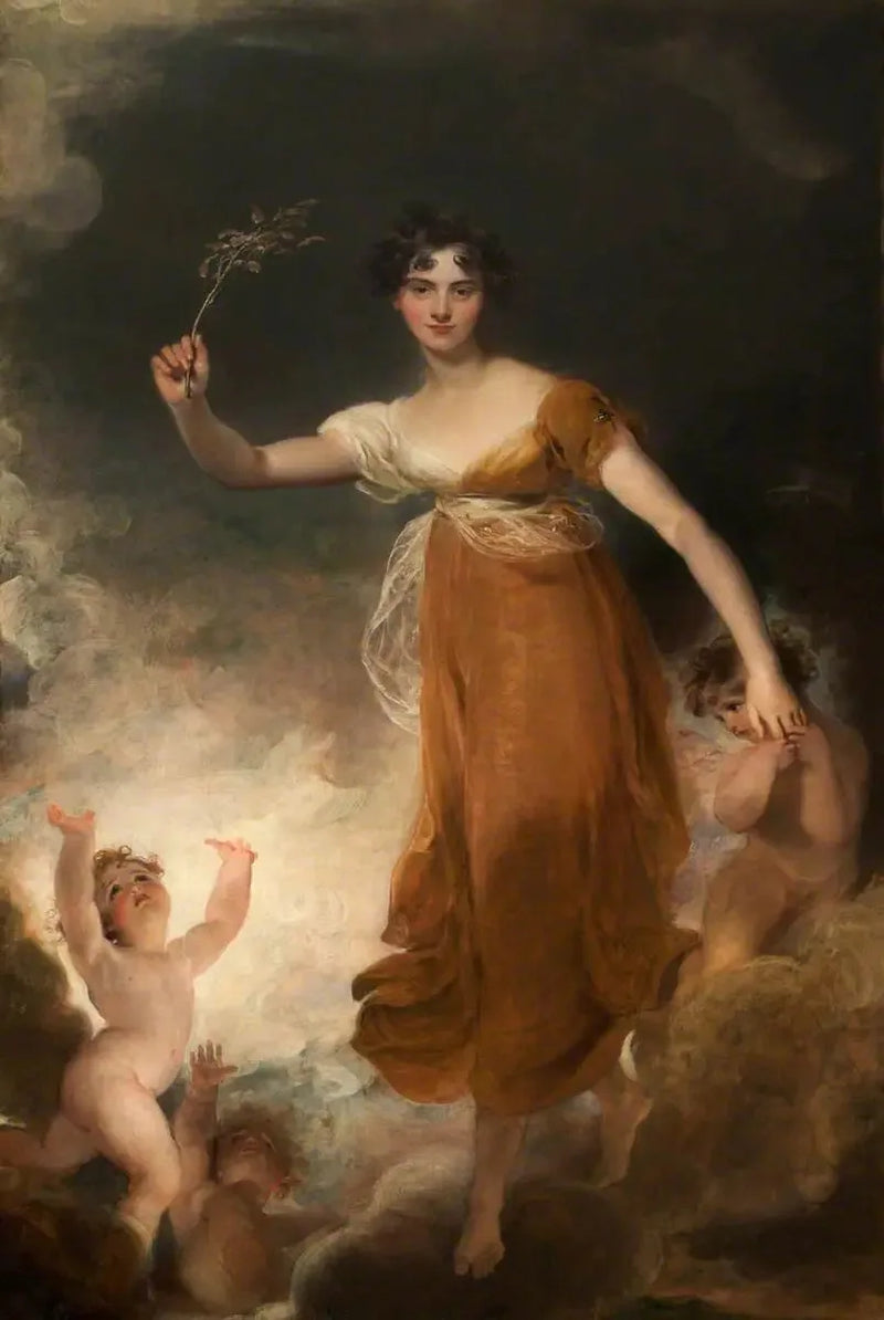 Georgiana Maria Leicester (1793-1859), Lady de Tabley, in der Rolle von „Hope“ - Thomas Lawrence