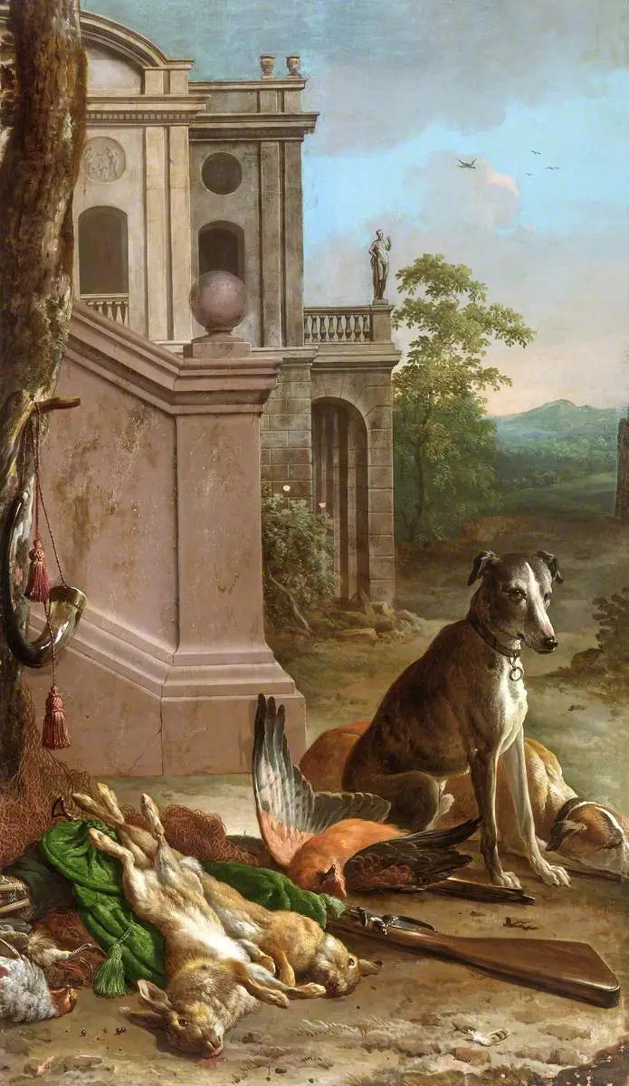 Totes Wild in einer Landschaft - Melchior de Hondecoeter