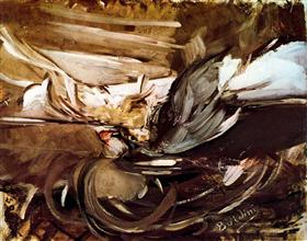 Wildvögel in Schwarz - Giovanni Boldini